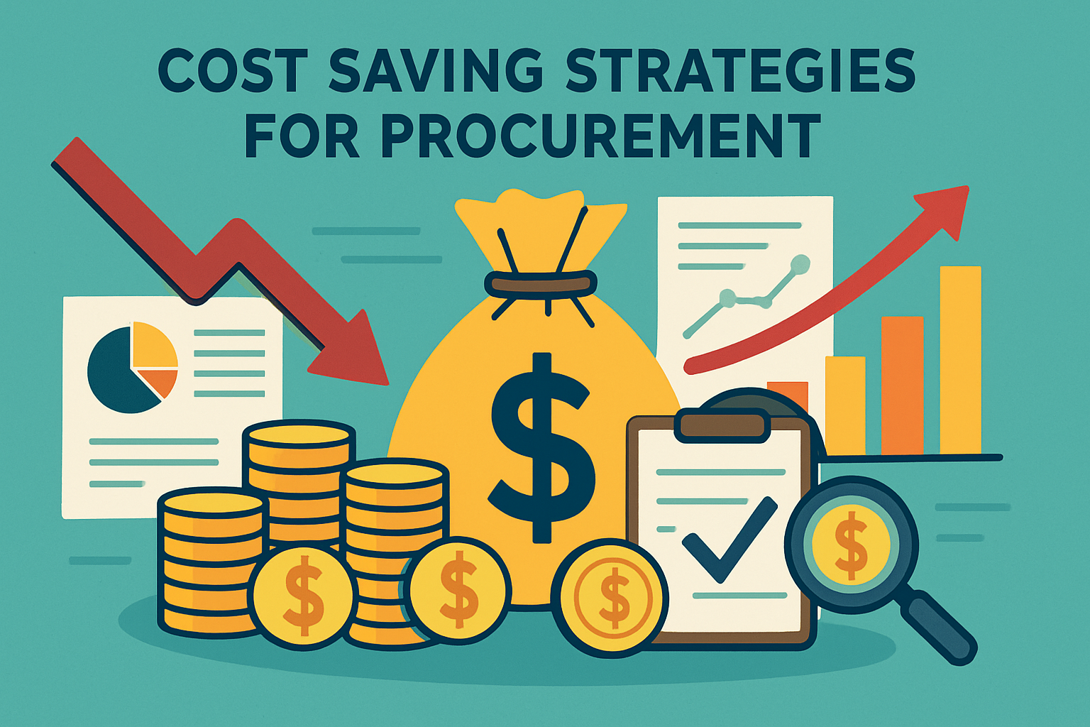 digitalart A conceptual image to illustrate cost saving strategies for procurement-1