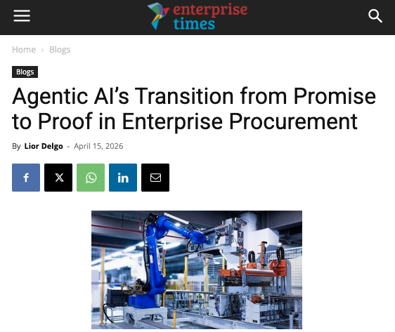 Enterprise Time AIs Transition Article