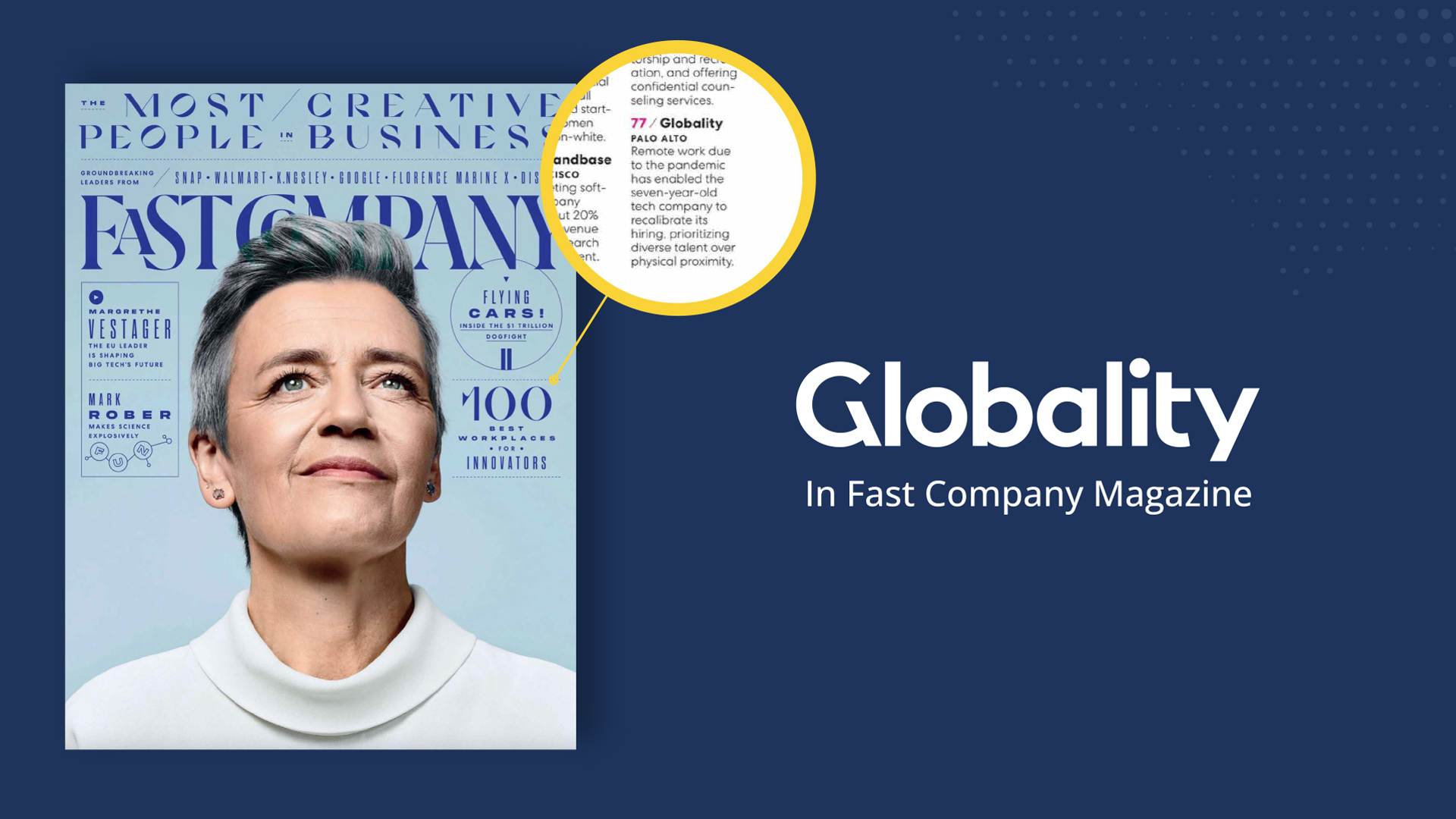Globality Named One of the “100 Best Workplaces for Innovators” by Fast
