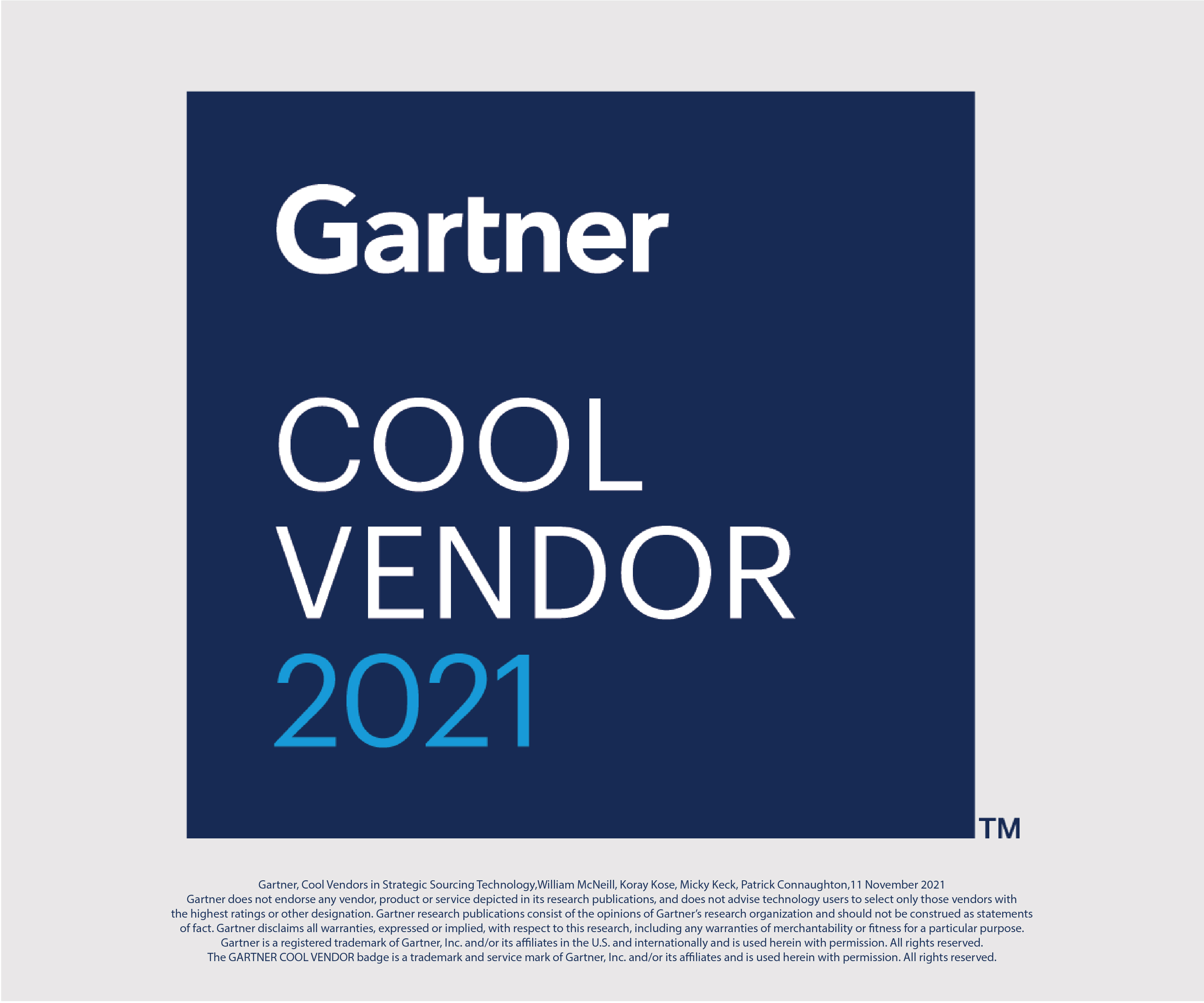 Gartner Cool Vendor 2021