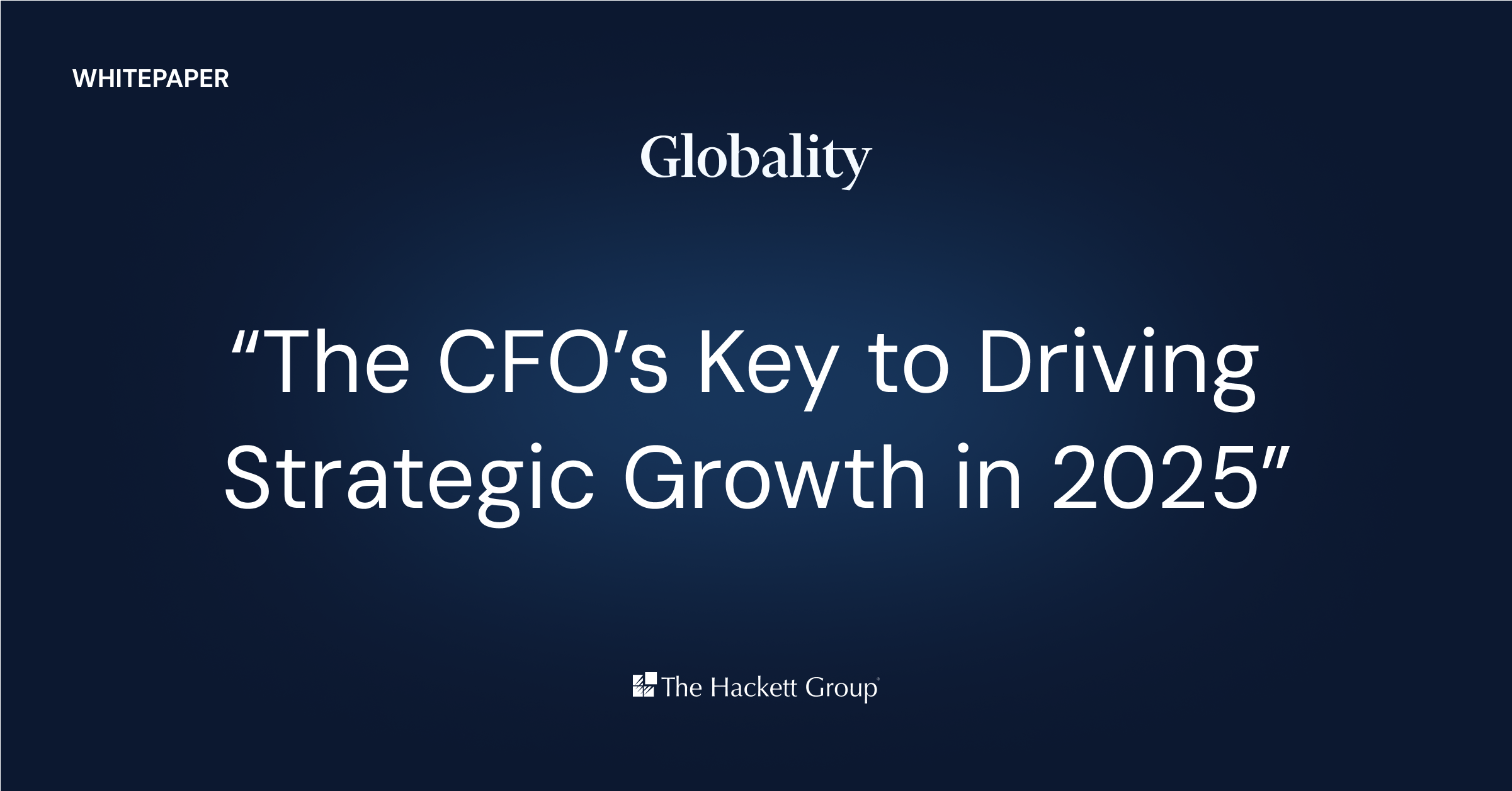 Hackett CFO White Paper