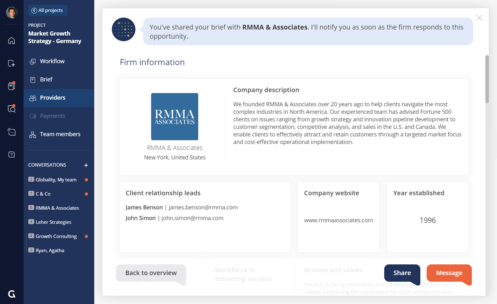 Access to Supplier's Contact Info