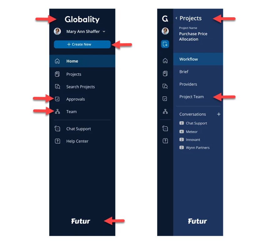 Enhancements to Navigation Bars