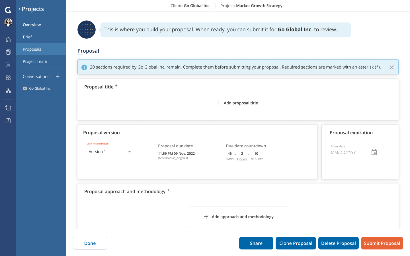 Proposal Enhancements