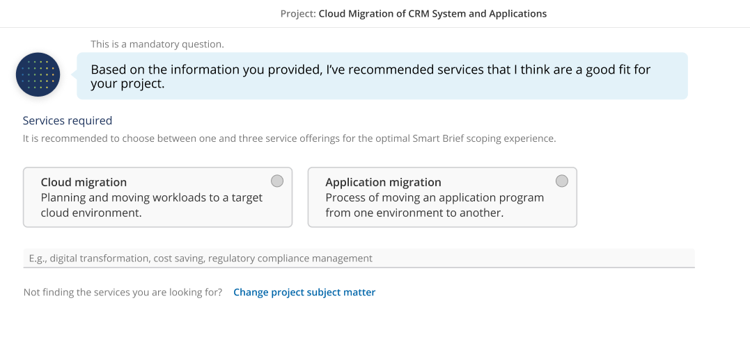 Improvement to Subject Matter Selection