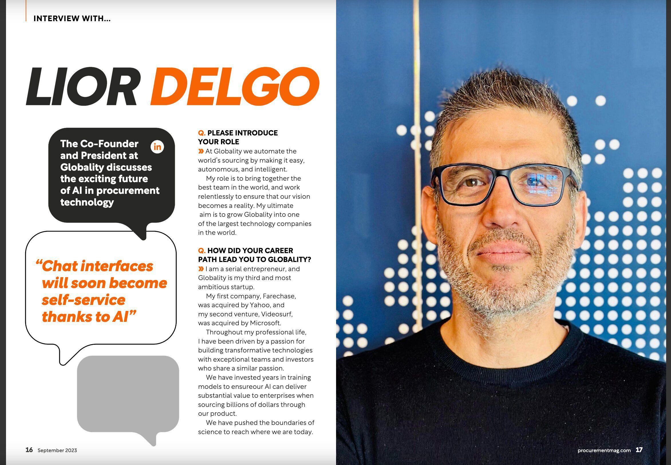 [Procurement Magazine] Q&A with Lior Delgo on how AI is Transforming Procurement