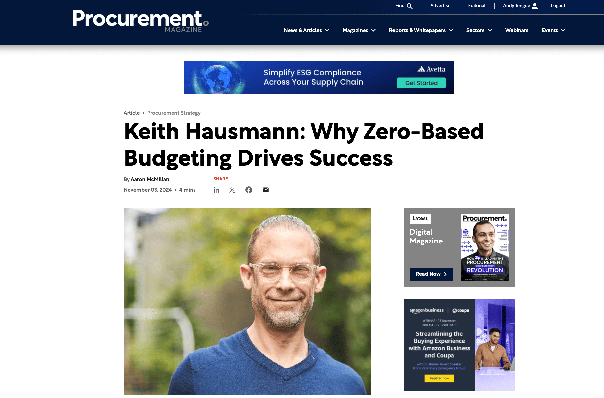 [Procurement Mag] Why Zero-Based Budgeting Drives Success