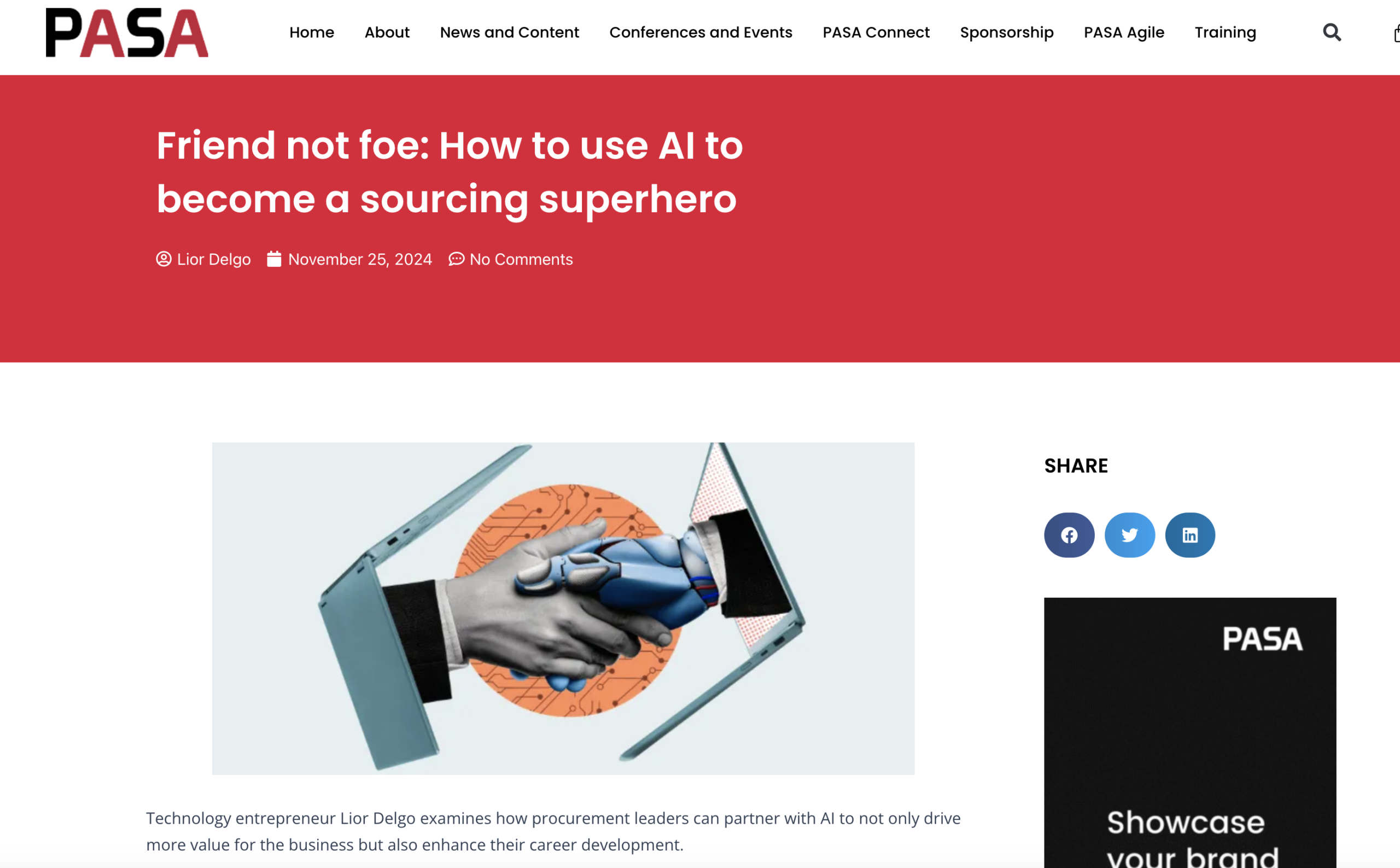 [Procurement & Supply Chain] How to use AI to become a sourcing superhero