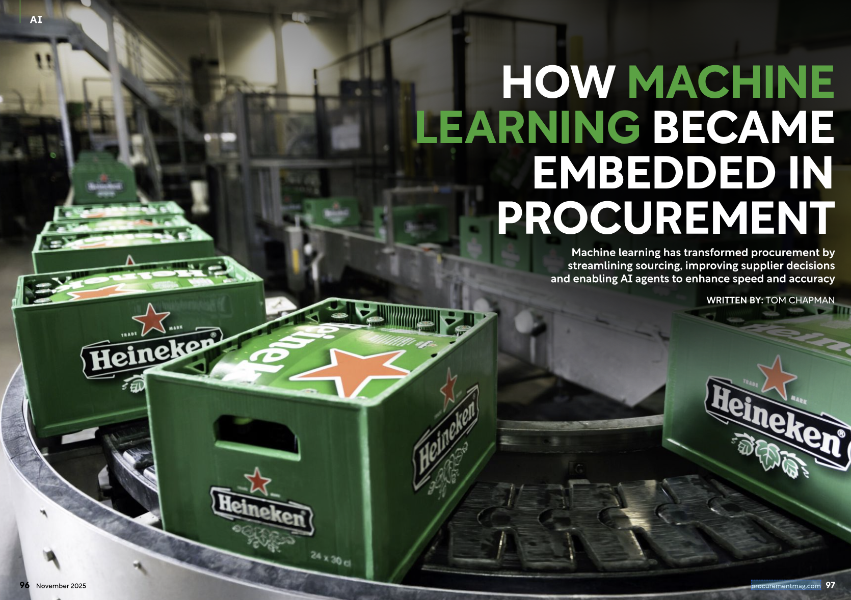 [Procurement Mag] Machine Learning in Procurement