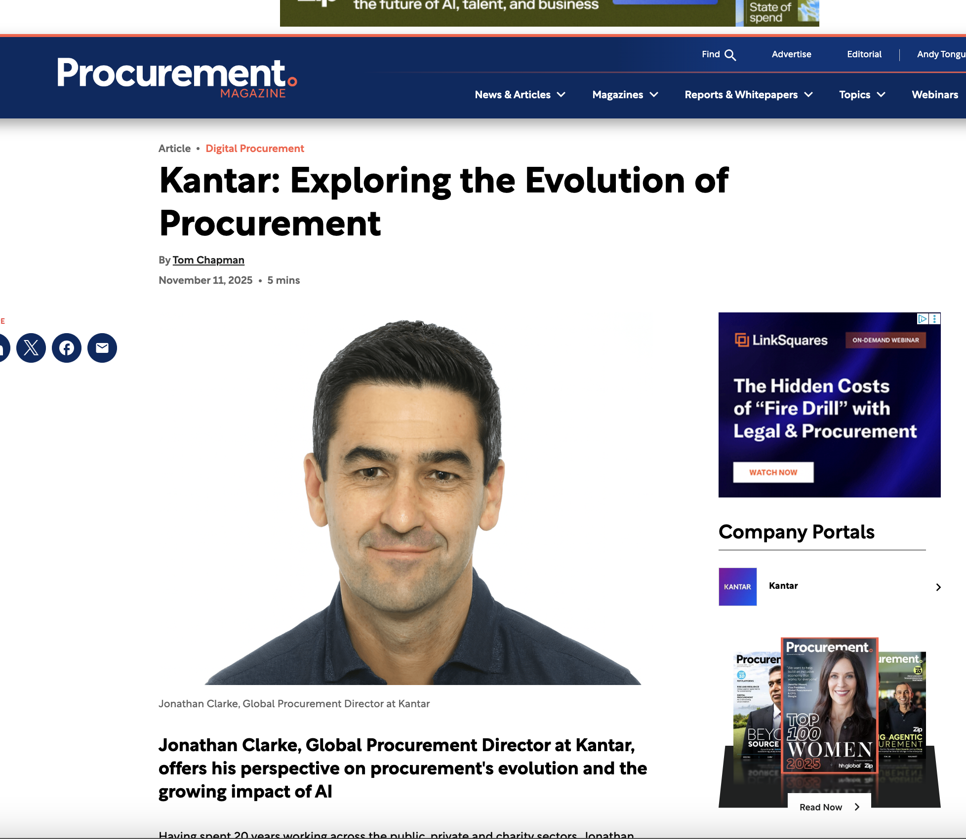 [Procurement Mag] Kantar: Exploring the Evolution of Procurement