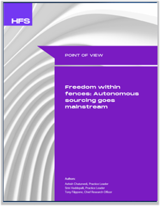 Freedom Within Fences: Autonomous Sourcing Goes Mainstream